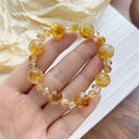 Gradient Citrine Stretch Healing Bead Bracelets