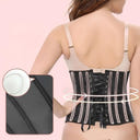 14 Bones Jacquard Corset Waist Cincher Tummy Control Shapewear Shorts
