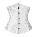 14 Bones Jacquard Corset Waist Cincher Tummy Control Shapewear Shorts