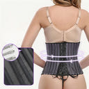 Satin Fishbone Corset Waist Cincher Shapewear Shorts