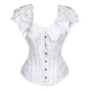 Women's Double Straps Buckle Corset Bust Lifting Shapewear Shorts