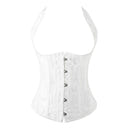 Black Sexy Jacquard Court Style Corset Waist Shapewear Shorts