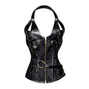 Halter Steampunk Corse Waist Shaping Tight Shapewea Shapewear Shorts